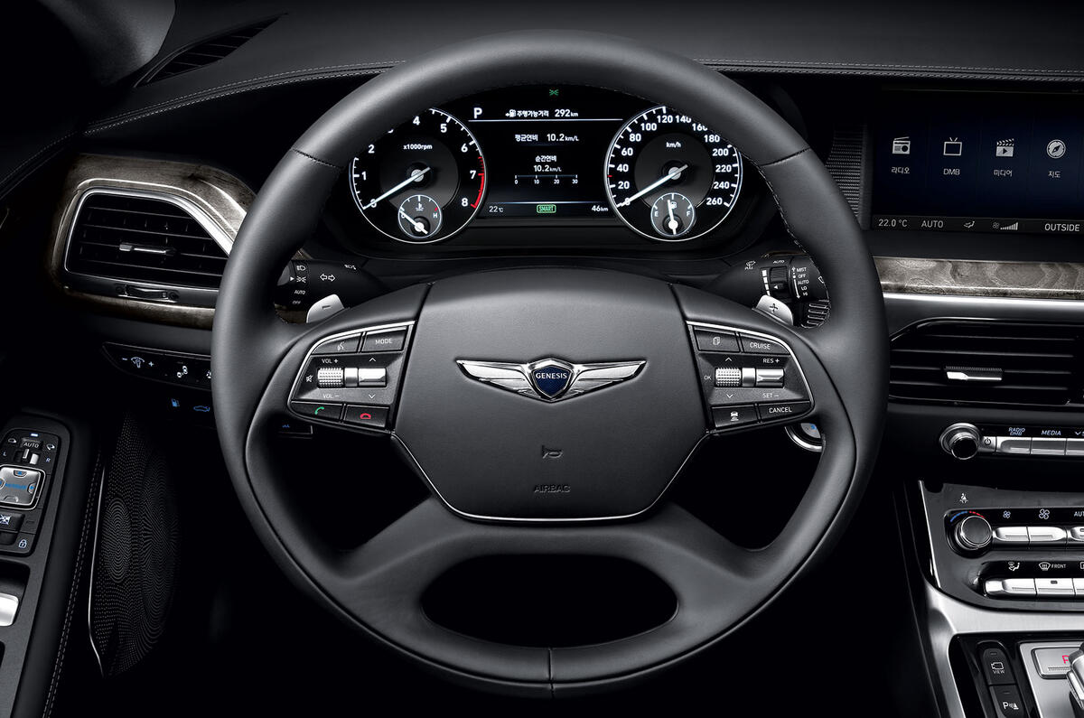 Hyundai Genesis G90 interior