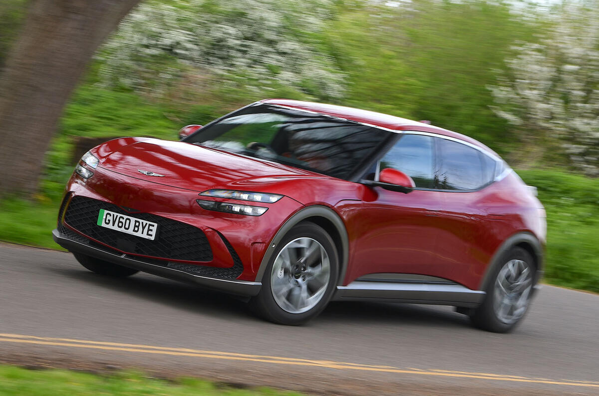 Genesis GV60 front quarter tracking