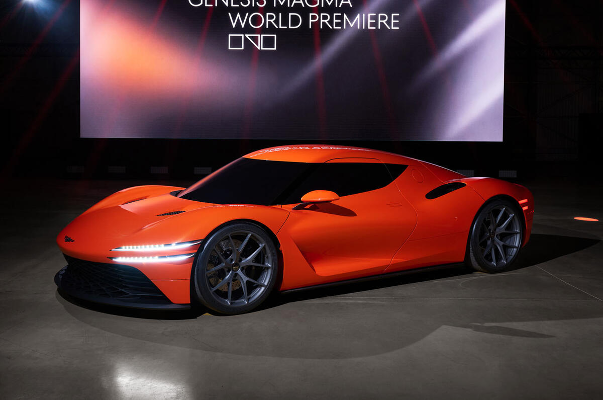 Genesis Magma GT Concept front quarter