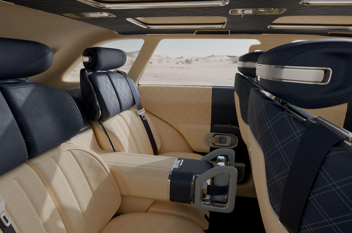 Genesis X Gran Equator concept rear seats Genesis X Gran Equator concept rear seats