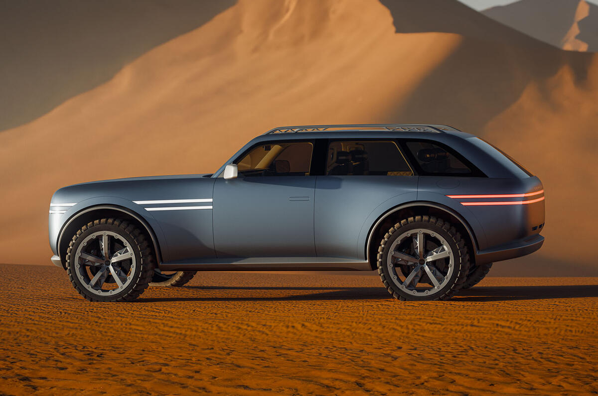 Genesis X Gran Equator concept side Genesis X Gran Equator concept side