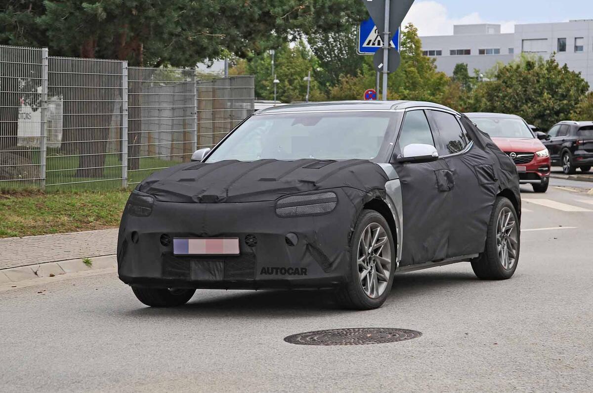 Genesis JW prototype spies front side