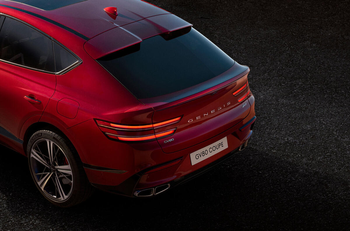 Genesis GV80 Coupe rear Genesis GV80 Coupe rear