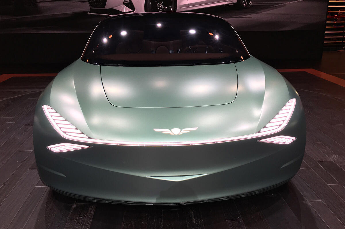 Genesis Mint concept - New York Motor show 2019 - nose