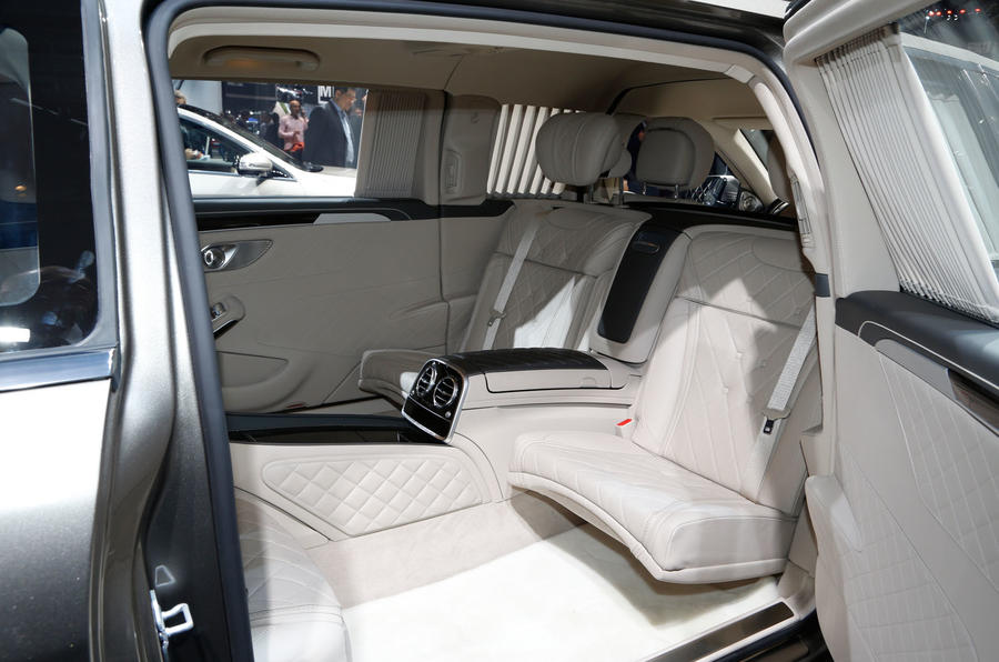 The stretched interior of the Pullman offers a luxurious environment