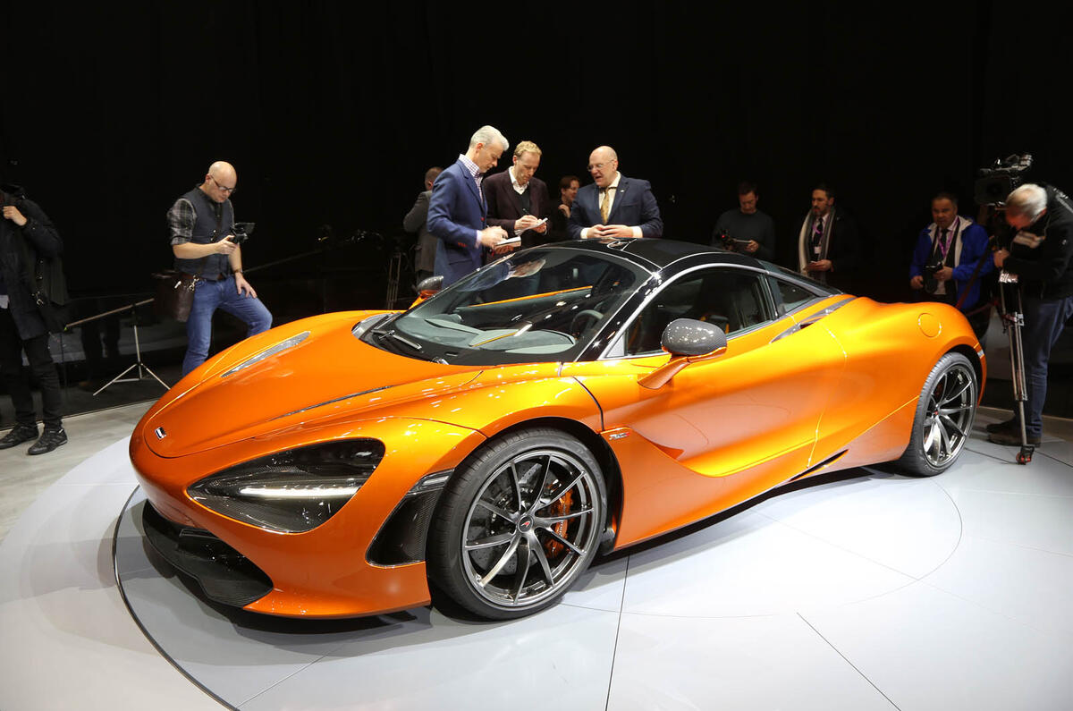 McLaren 720s showroom front