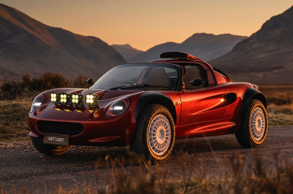 Get Lost Project Safari Lotus Elise S1 front quarter Get Lost Project Safari Lotus Elise S1 front quarter