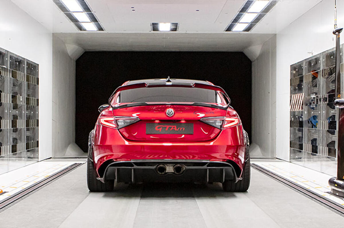 giulia gtam at sauber engineering wind tunnel 3 giulia gtam at sauber engineering wind tunnel 3