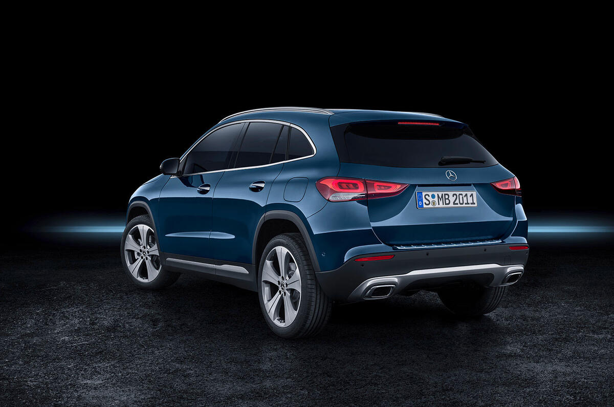 Mercedes GLA 2020 Mercedes GLA reveal - static rear