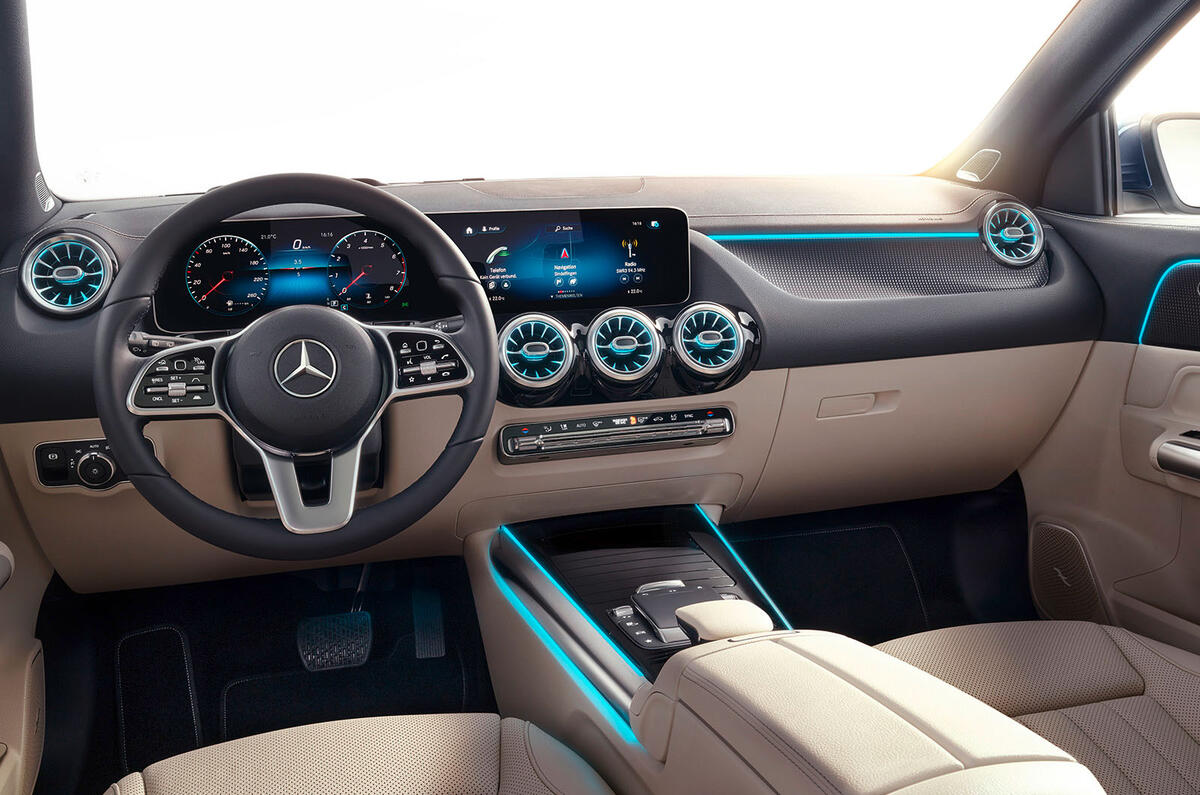 Mercedes GLA 2020 Mercedes GLA reveal - dashboard