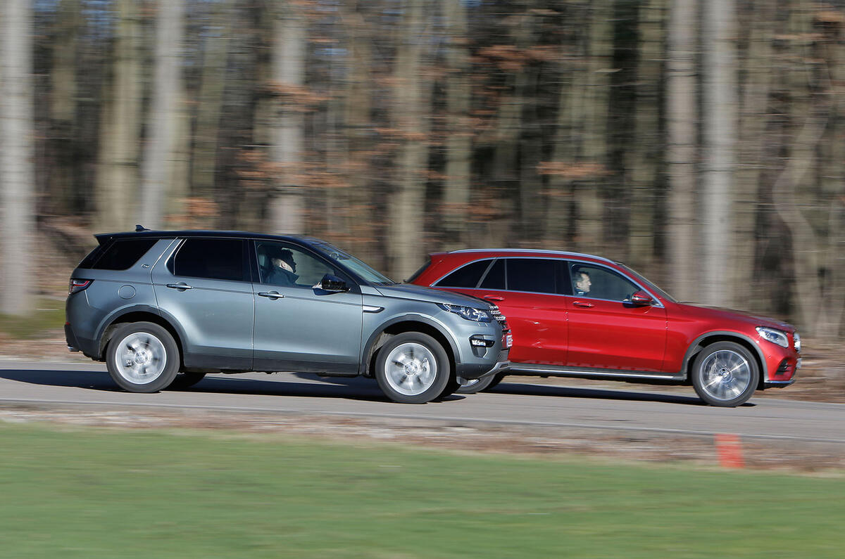 Land Rover Discovery Sport, Mercedes-Benz GLC