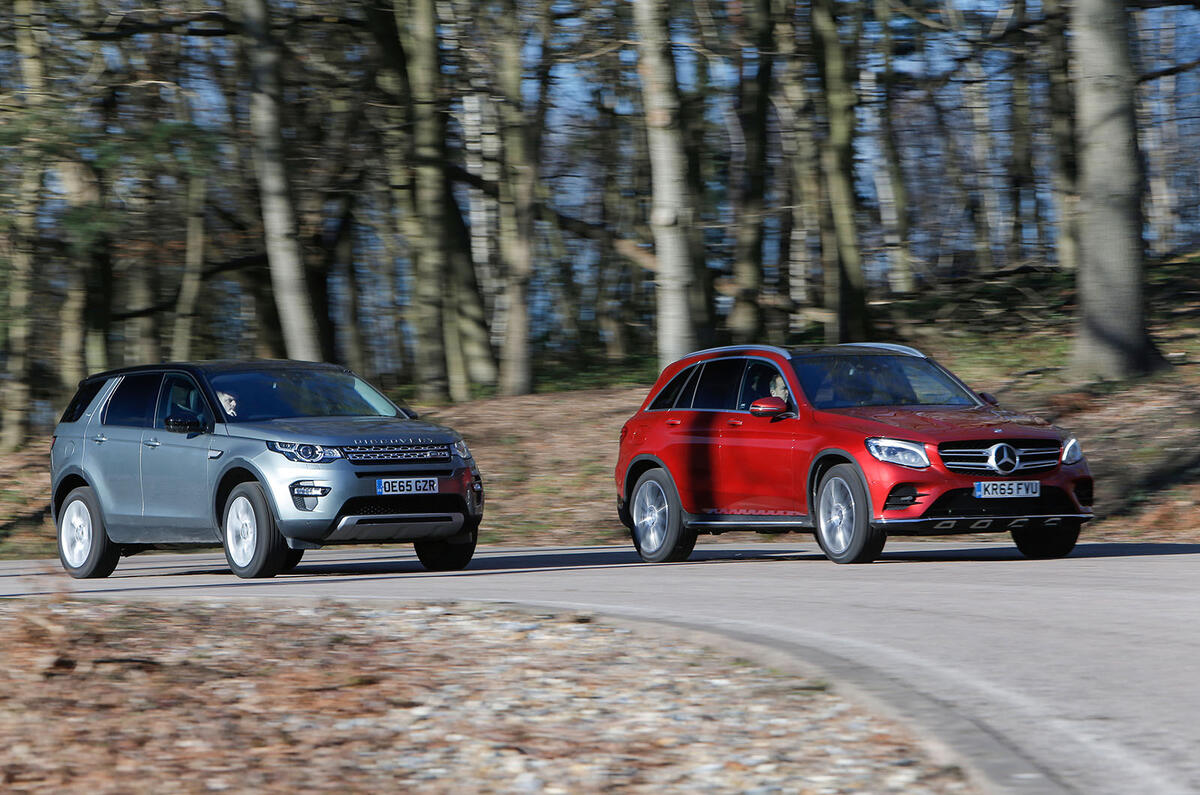 Land Rover Discovery Sport, Mercedes-Benz GLC