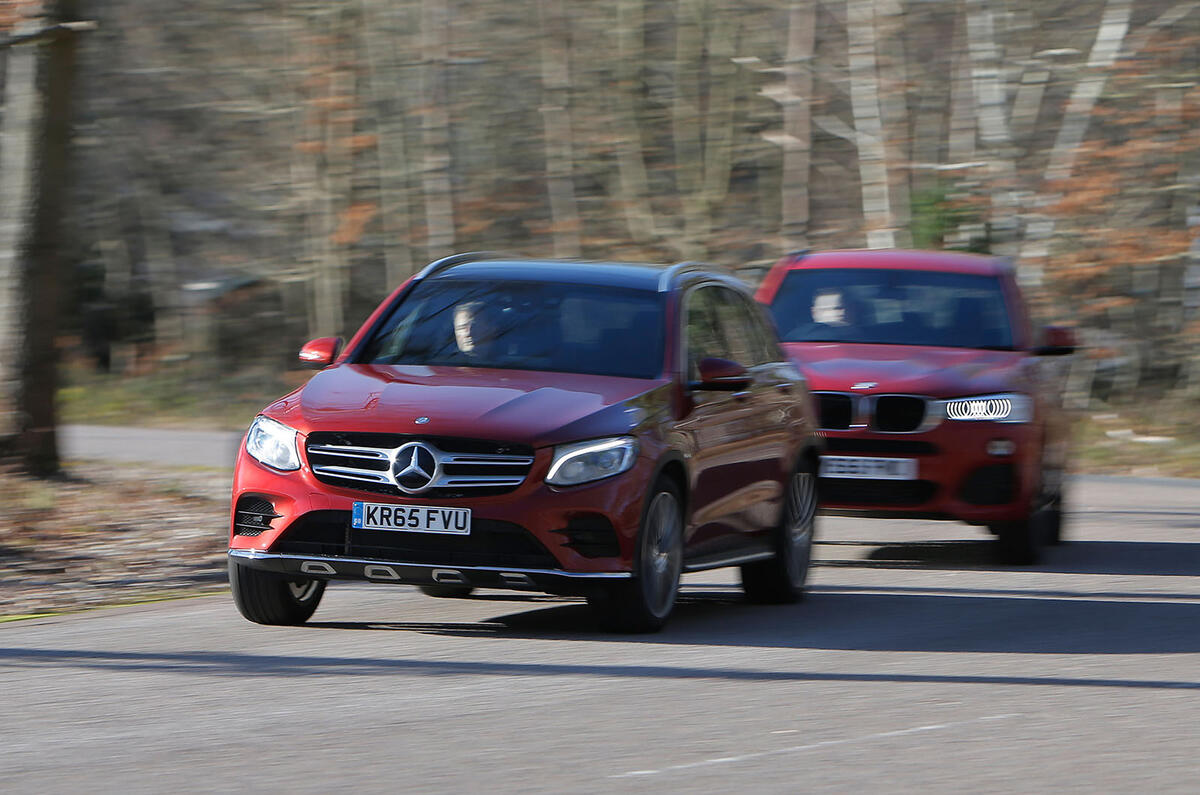 Mercedes-Benz GLC, BMW X3