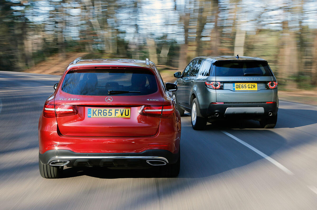 Mercedes-Benz GLC, Land Rover Discovery Sport