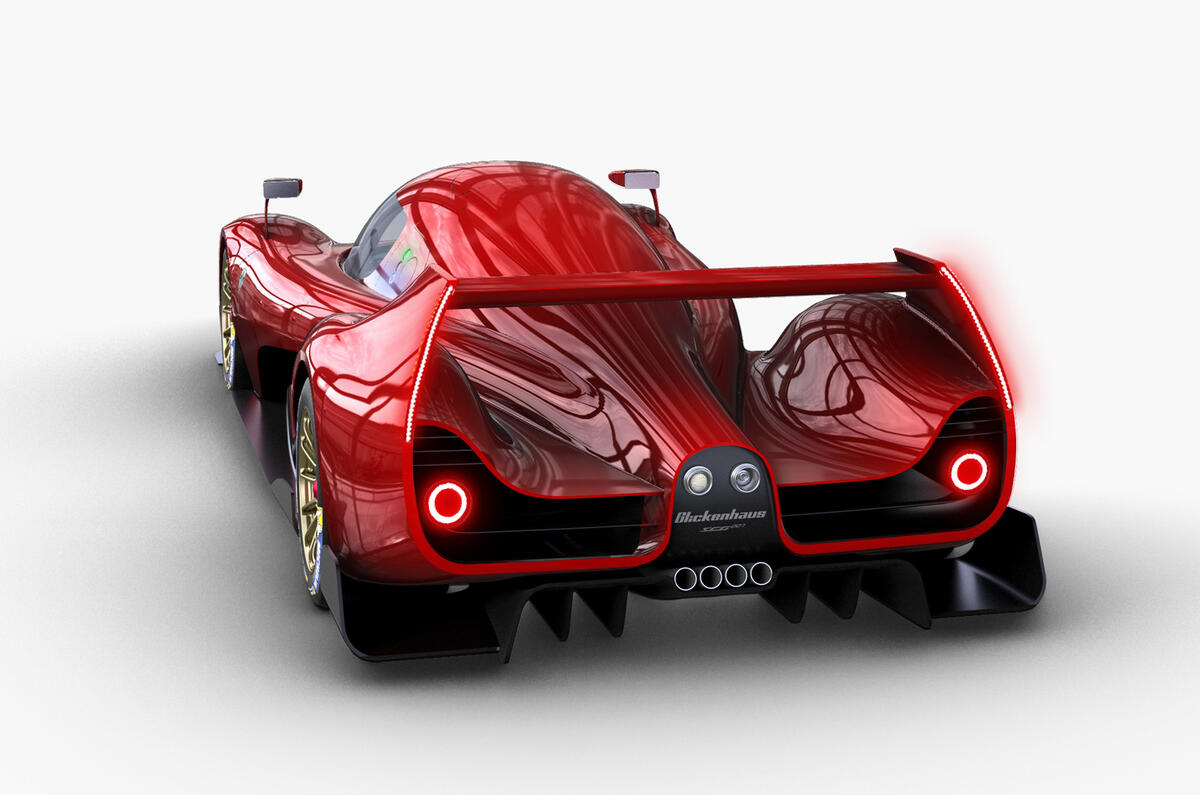 Scuderia Cameron Glickenhaus SCG007 - rear Scuderia Cameron Glickenhaus SCG007 - rear