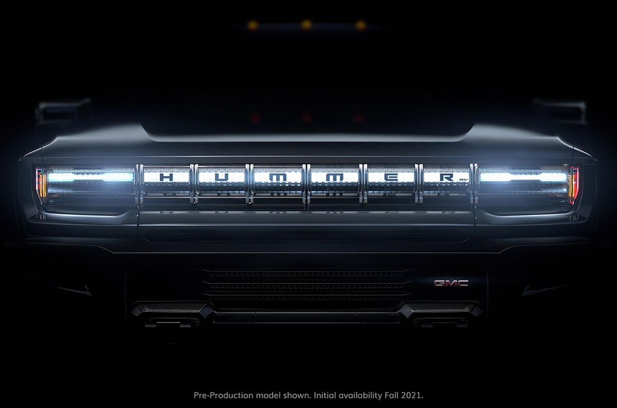 GMC Hummer EV grille