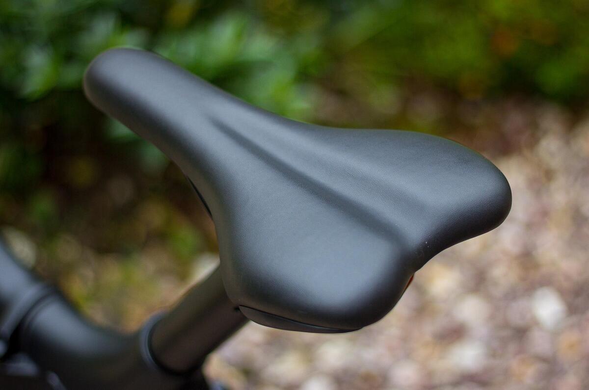 Gocycle G4 saddle provides enough comfort for longer journeys