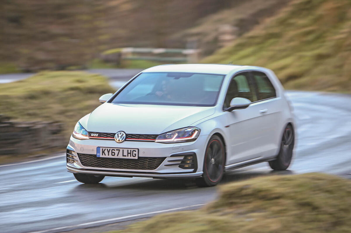 VW Golf GTI vs Hundai i30 N Golf front