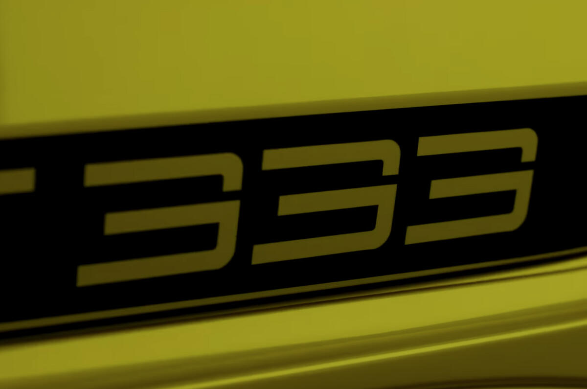 Golf R 333 badge Golf R 333 badge