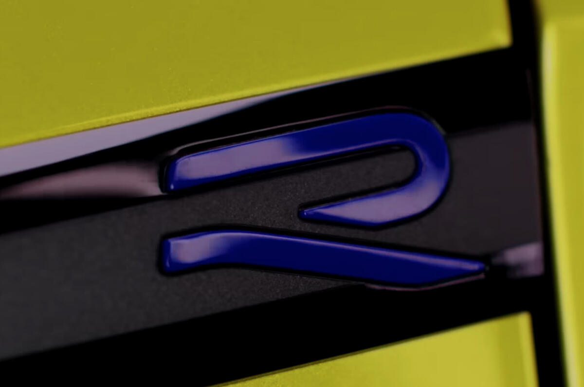 Golf R 333 R badge Golf R 333 R badge
