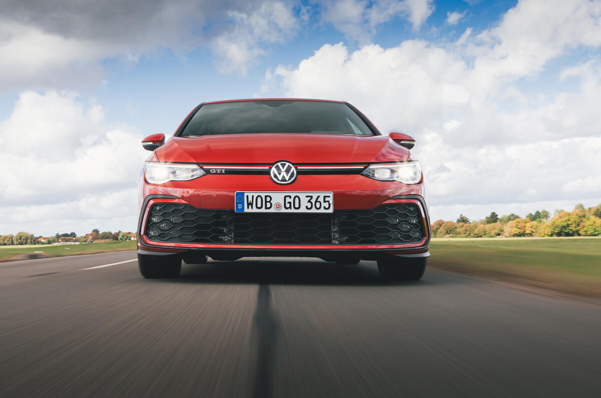 Britain's Best Car Awards 2020 - Volkswagen Golf GTI nose Britain's Best Car Awards 2020 - Volkswagen Golf GTI nose