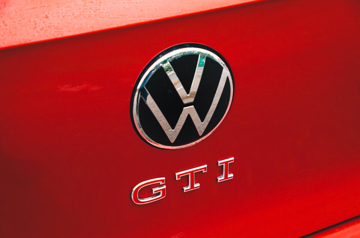 Britain's Best Car Awards 2020 - Volkswagen Golf GTI rear badge Britain's Best Car Awards 2020 - Volkswagen Golf GTI rear badge