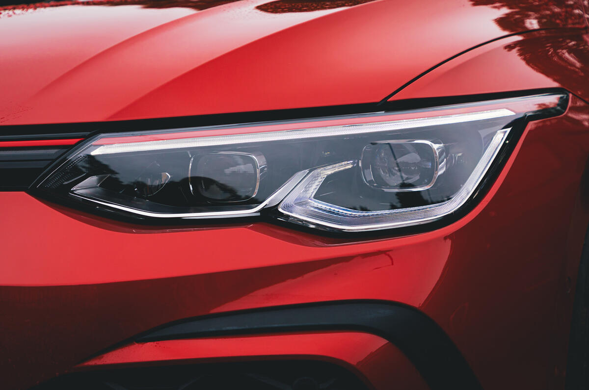 Britain's Best Car Awards 2020 - Volkswagen Golf GTI headlights Britain's Best Car Awards 2020 - Volkswagen Golf GTI headlights