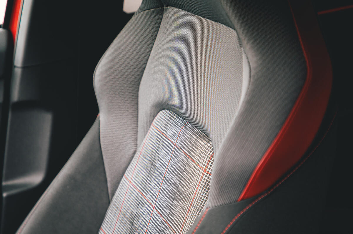 Britain's Best Car Awards 2020 - Volkswagen Golf GTI seats Britain's Best Car Awards 2020 - Volkswagen Golf GTI seats