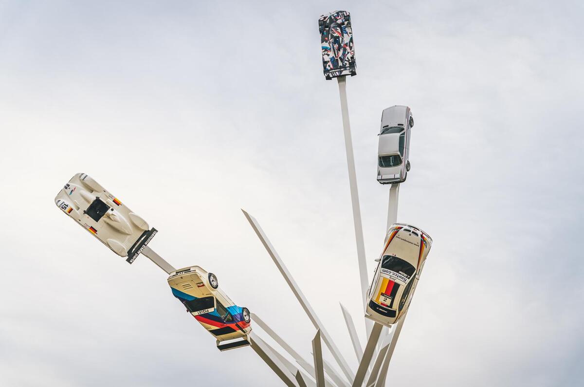 Goodwood Festival of Speed central sculpture 2 Goodwood Festival of Speed central sculpture 2