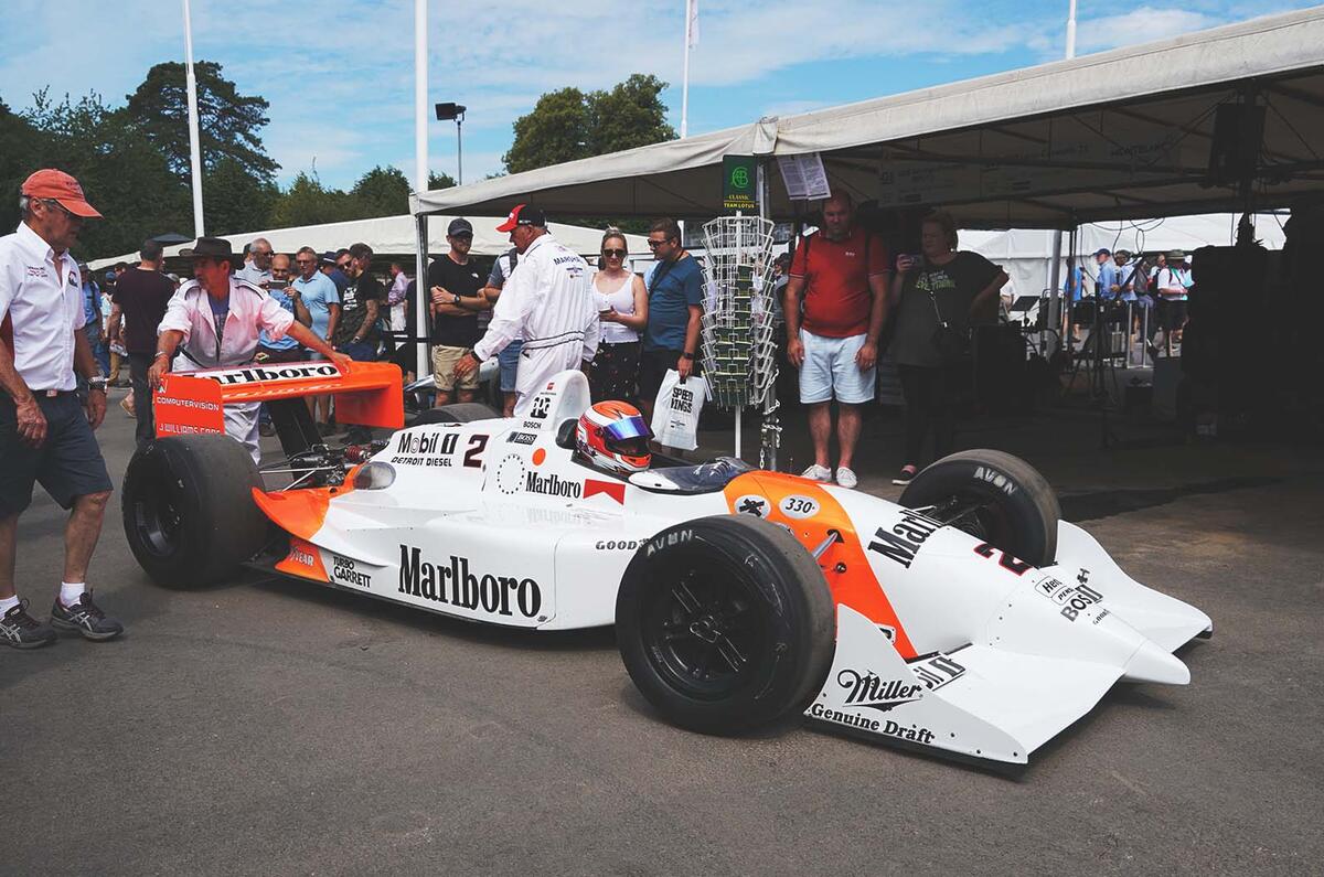 McLaren MP4/4 at Goodwood Festival of Speed 2019