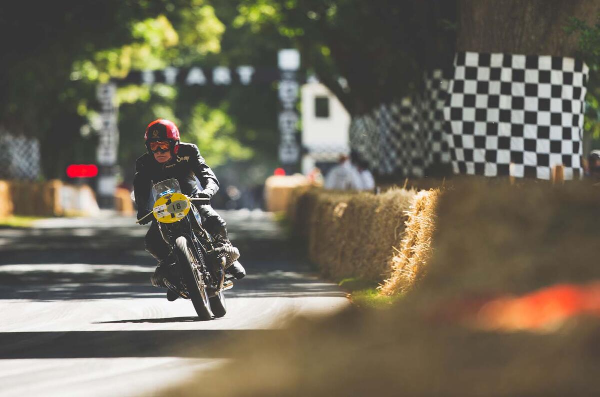 Motorbike at Goodwood Festival of Speed 2019