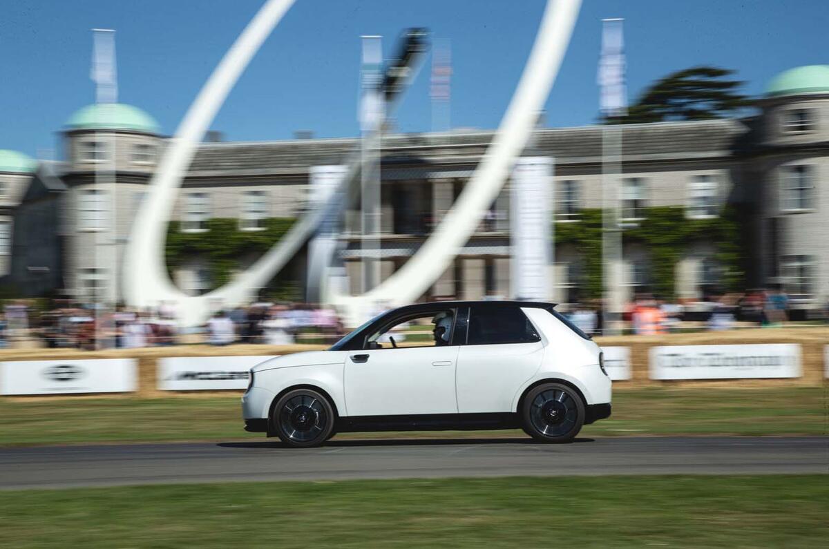Honda E prototype at Goodwood Festival of Speed 2019
