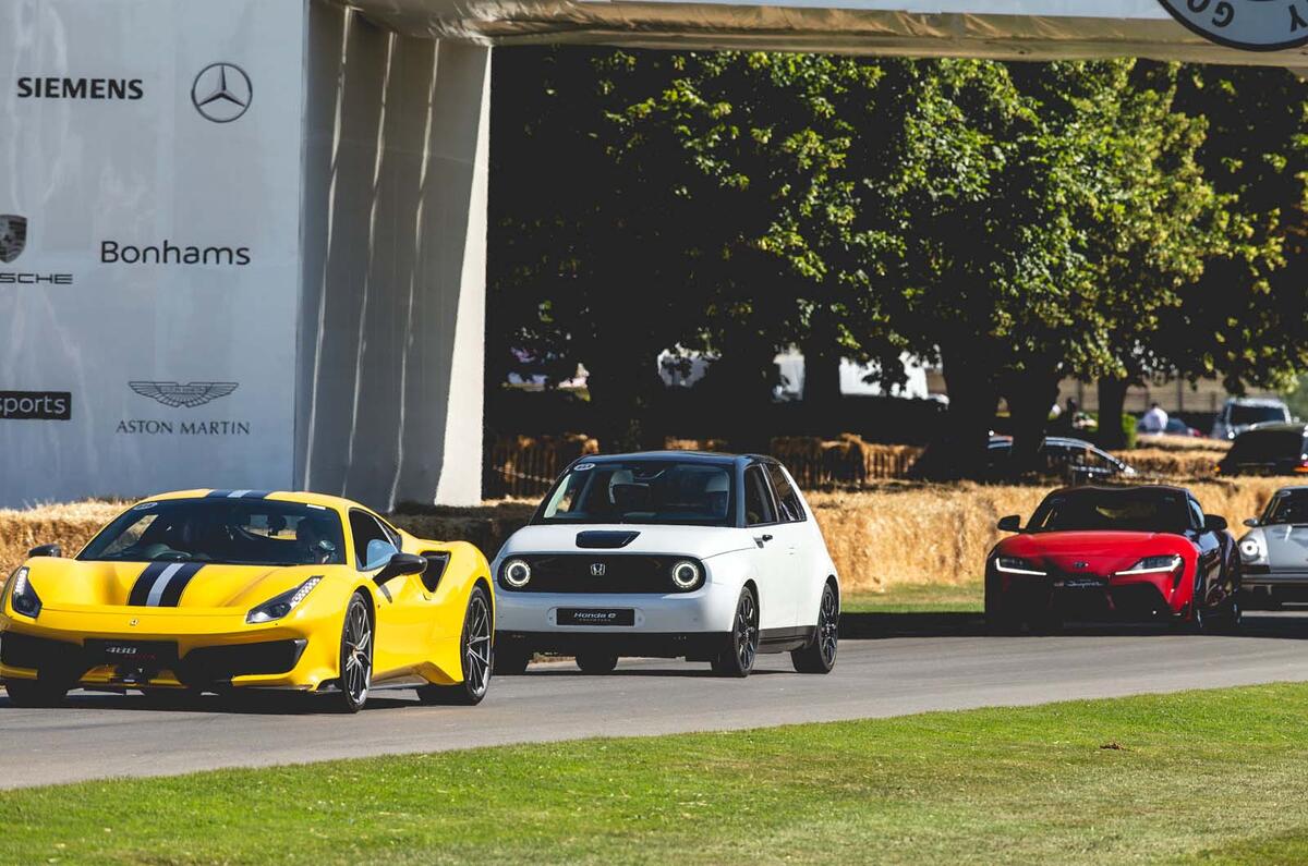 Honda E prototype at Goodwood Festival of Speed 2019