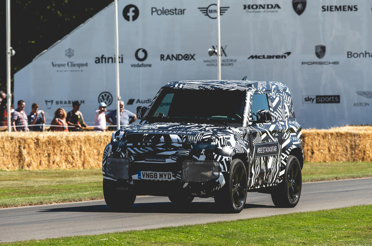 Land Rover Defender at Goodwood 2019