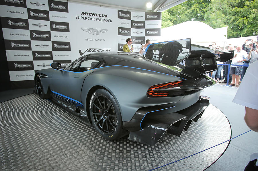 New Aston Martin Vulcan gets dynamic debut at Goodwood  Autocar