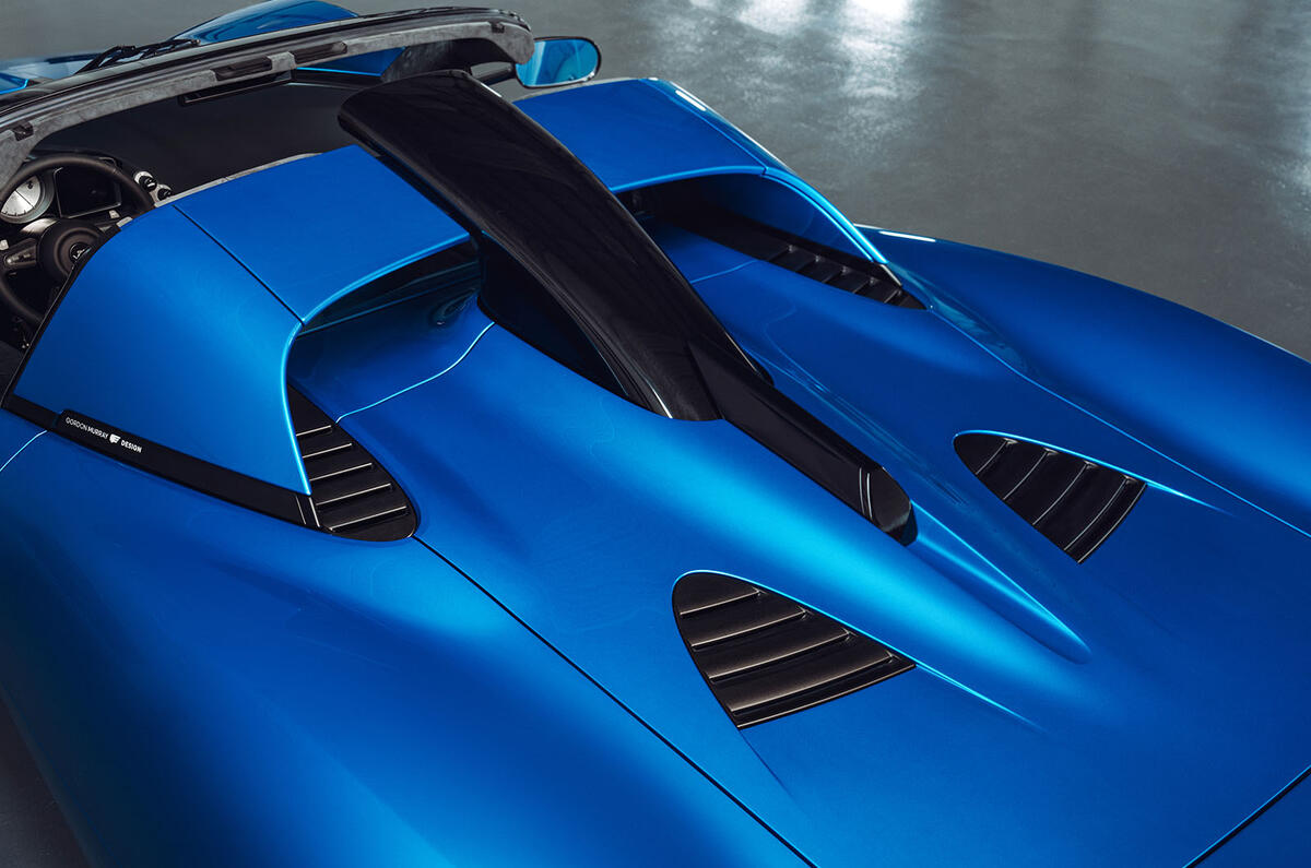 Gordon Murray Automotive T33 Spider engine cover