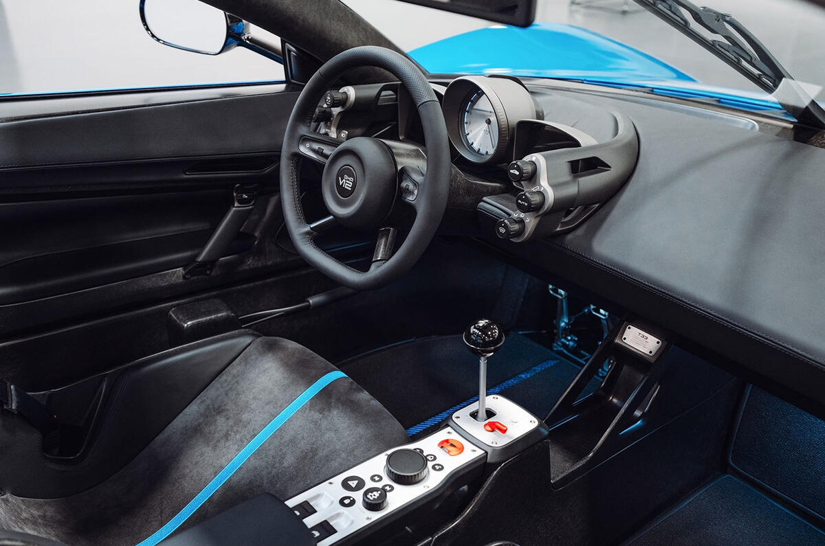 Gordon Murray Automotive T33 Spider interior