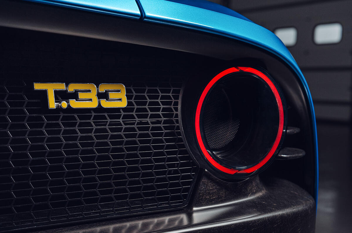 Gordon Murray Automotive T33 Spider rear lights