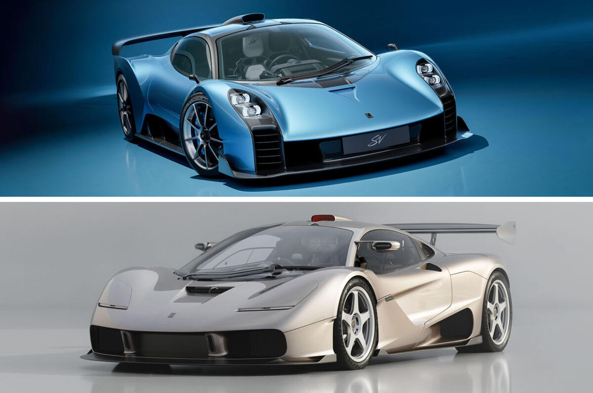 Gordon Murray Le Mans GTR top S1 LM bottom