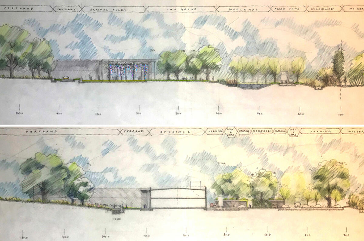 Gordon Murray Group HQ render - drawing 2 Gordon Murray Group HQ render - drawing 2