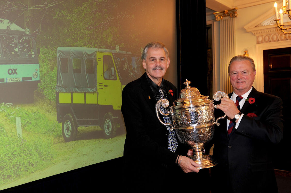 Famed designer Gordon Murray wins Dewar Trophy