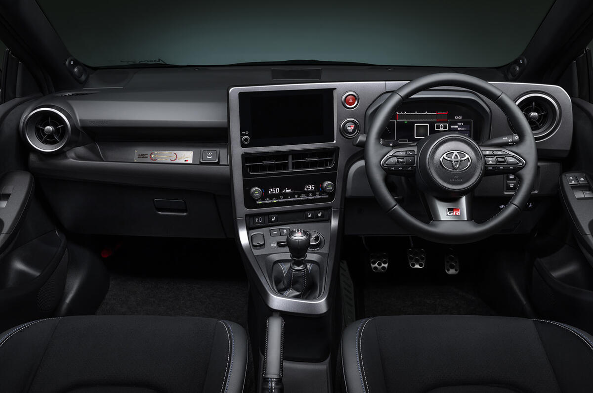 GR Yaris Rovanperä interior 2