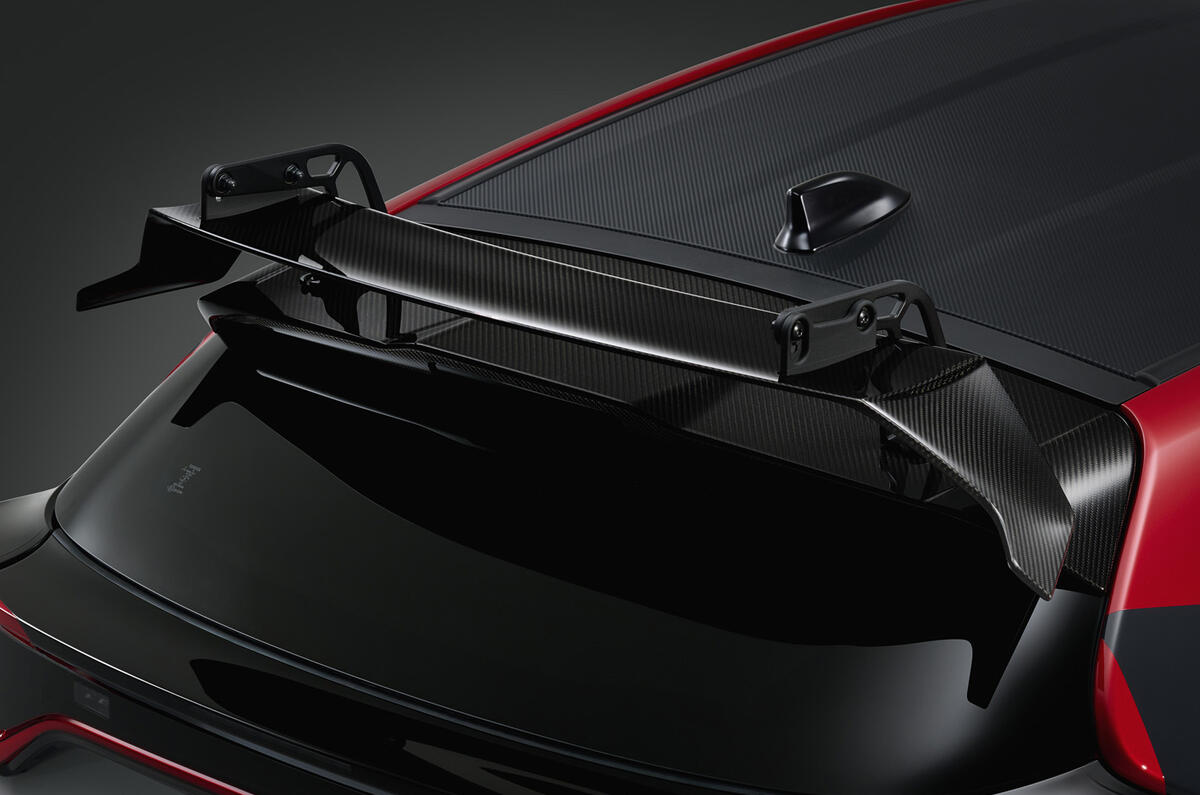 GR Yaris Rovanperä rear spoiler
