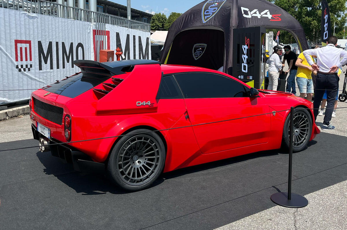 Grassi 044S 2023 Monza motor show rear quarter static Grassi 044S 2023 Monza motor show rear quarter static