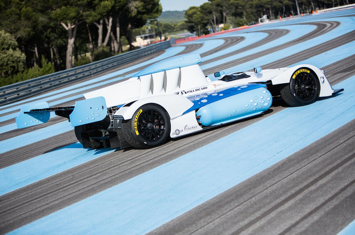 Hydrogen fuel cell racing car Hydrogen fuel cell racing car