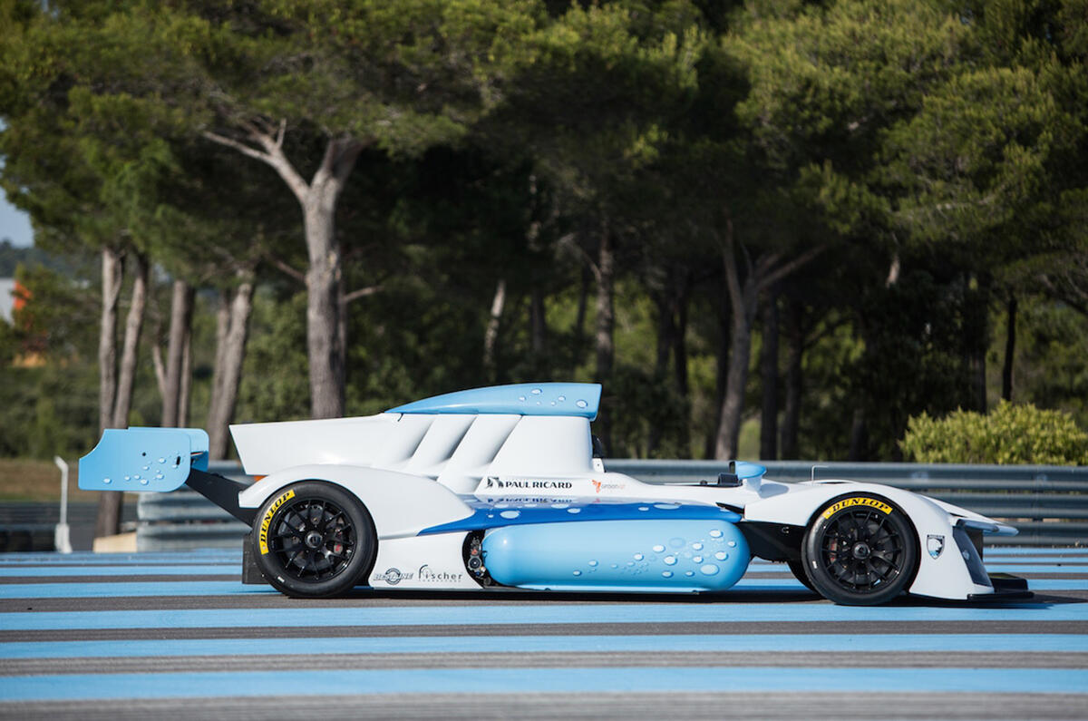 Hydrogen fuel cell racing car Hydrogen fuel cell racing car