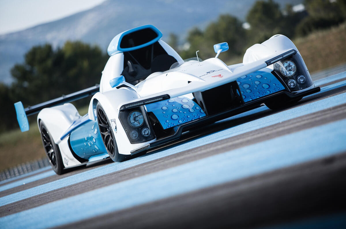 Hydrogen fuel cell racing car Hydrogen fuel cell racing car
