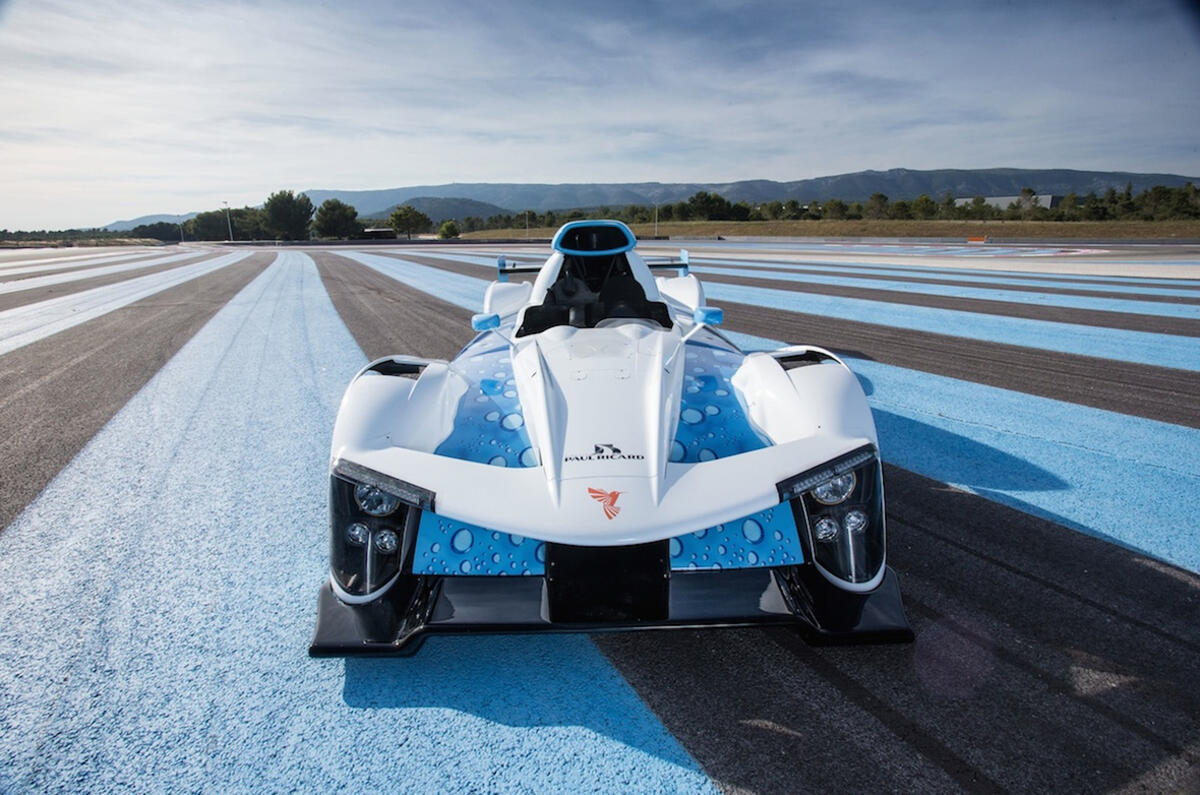 Hydrogen fuel cell racing car Hydrogen fuel cell racing car