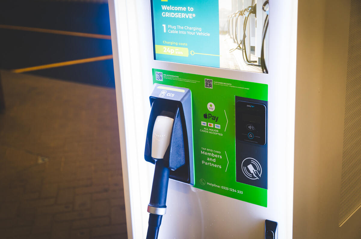 Gridserve charging station, Essex Gridserve charging station, Essex
