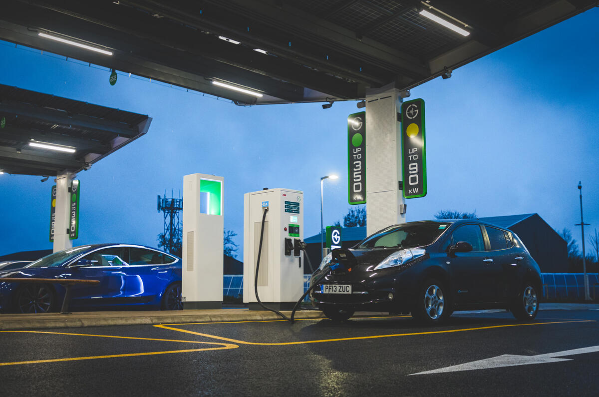v Gridserve charging station, Essex